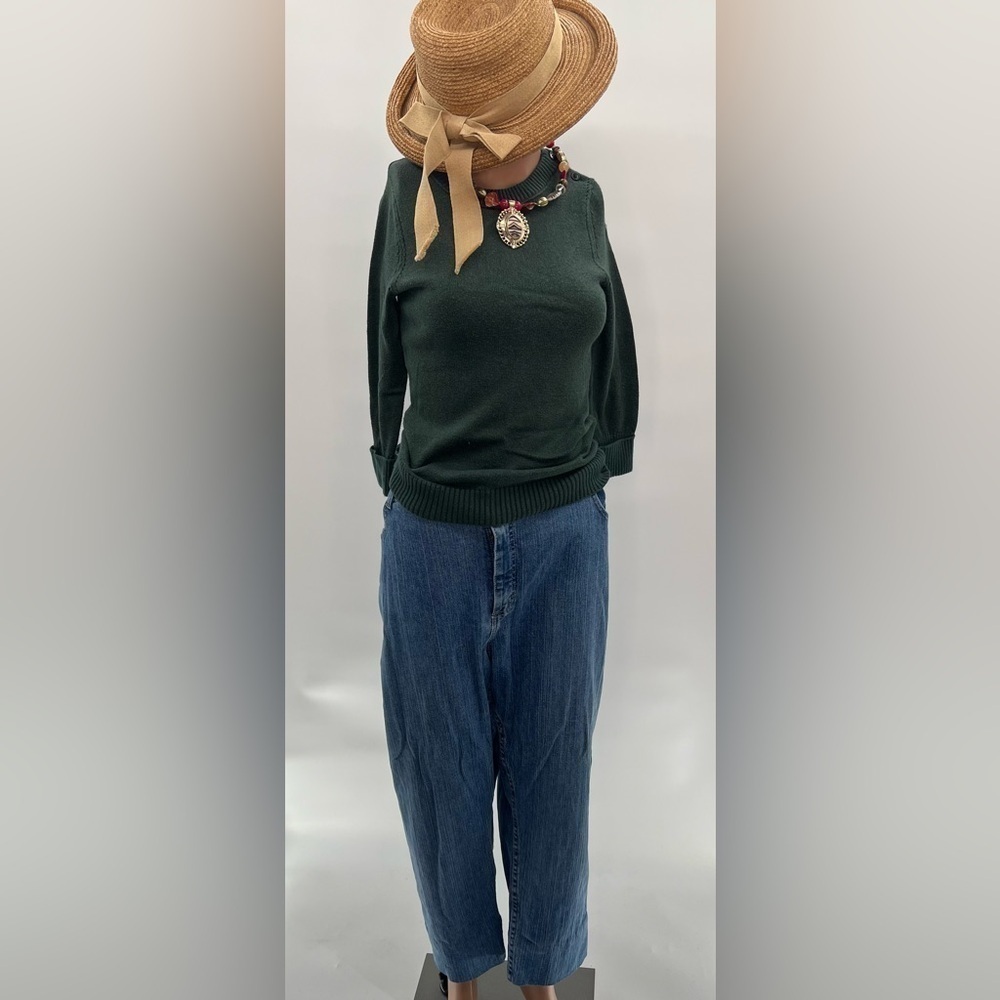Women's Denim Relaxed Fit Blue Jeans – Size 24W P